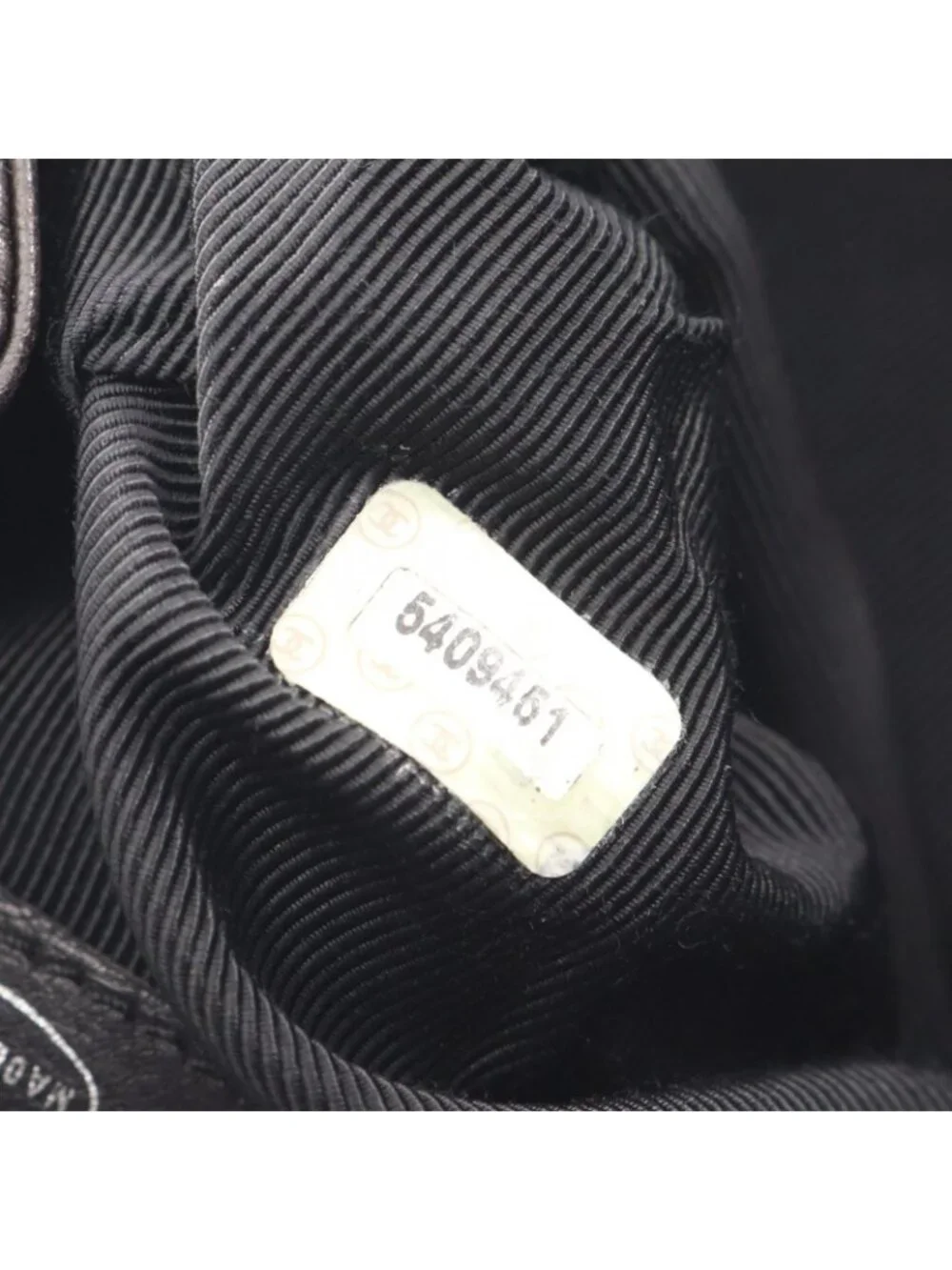 Chanel Backpack CC Logo Small Drawstring Black Lambskin CC Chain